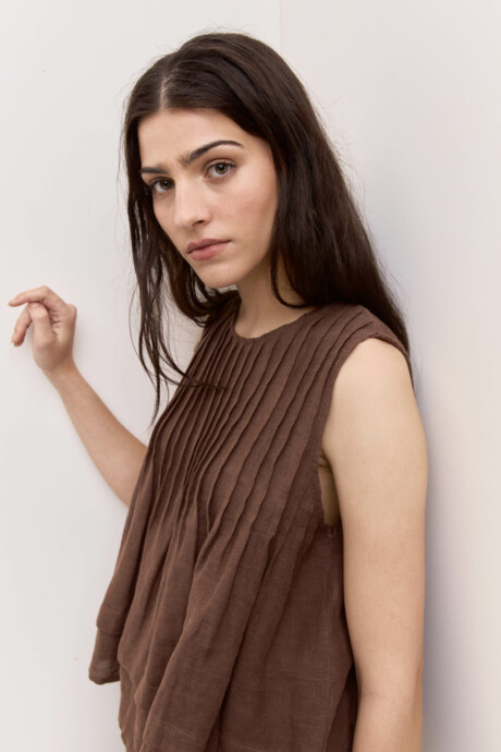 BLUSA PLIEGUES CORIA - Imagen 9